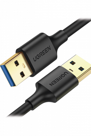 Cable USB-A 3.0 a  USB-A 3.0 / 1 Metro / Macho a Macho / Conector Niquelado / Núcleo de Cobre Estañado / Blindaje Múltiple / Velocidad 5Gbps / No Requiere Controlador / Compatible con USB2.0 Y USB 1.1