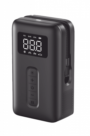 Inflador de Neumáticos | Compresor de Aire Portátil |  Bomba de Aire de 150 PSI | Flujo de Aire de 15L/Min | Con Batería Integrada | Cuenta con Luz LED | Ideal para coches, bicicletas, pelotas de motocicleta.