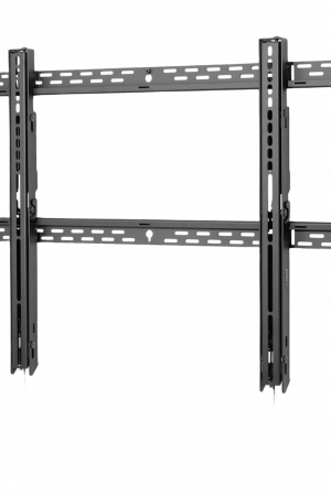 Montaje Universal Pantallas Planas 60"-98" / Capacidad 350 lb (158 kg) / Perfil Ultra Delgado 1.73" / Auto-Bloqueo sin Herramientas / Placa Abierta para Cableado / VESA hasta 1100 x 600