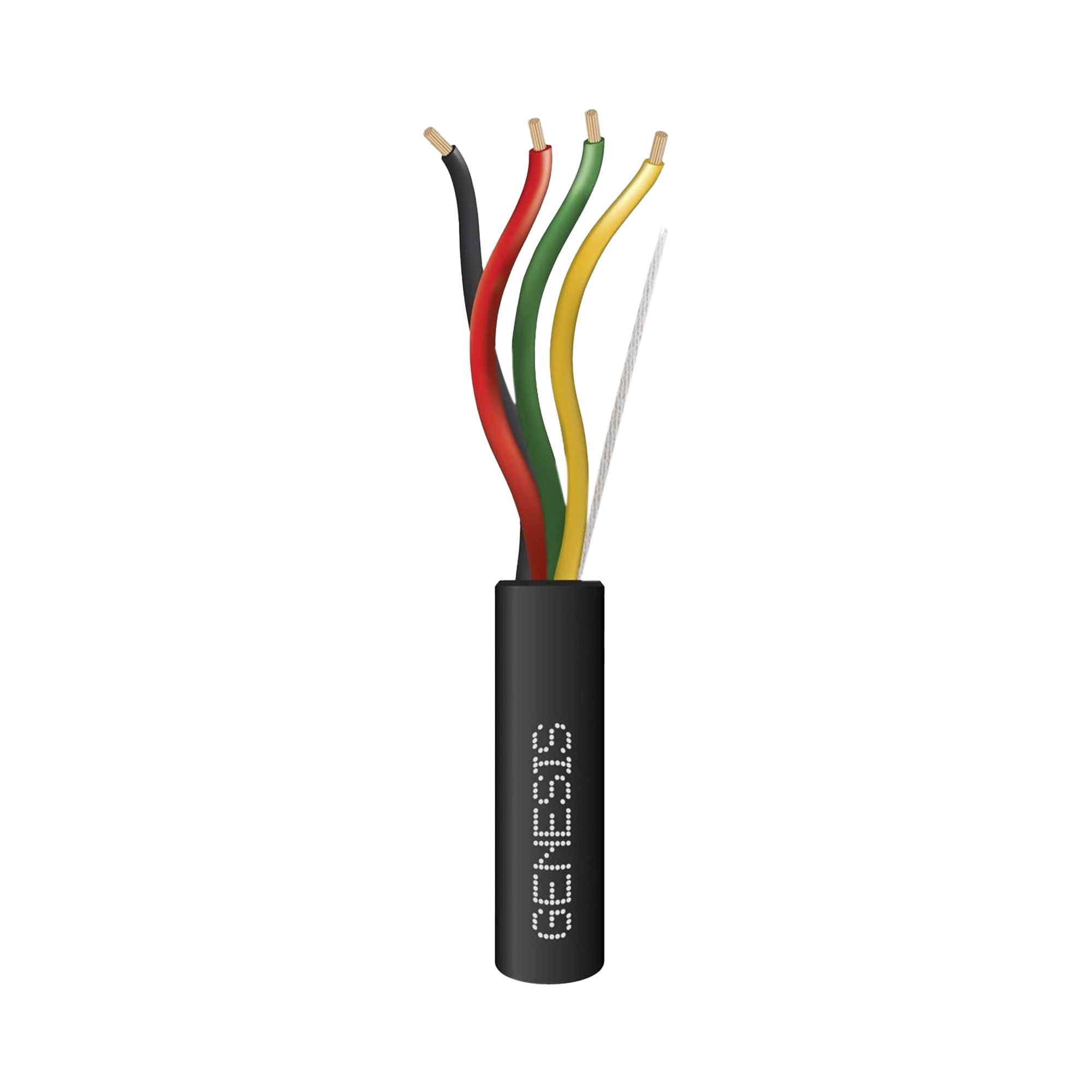 Carrete de Cable 152 Metros (500 Pies) / 4 x 18 AWG / Cable DIRECT BURIAL FPL / Para Intemperie / Uso en Aplicaciones en Sistemas de Detecci?n de Incendio y Sistemas de Evacuaci?n