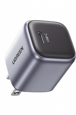 Cargador Mini de 20W | 1 USB-C de Carga Rápida | Tecnología GaN II | Carga Inteligente | Múltiple Protección  | Mayor Eficiencia Energética | Tamaño Compacto.