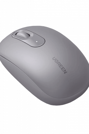 Mouse Inalámbrico 2.4G 800/1200/1600/2400 DPI | Función de 3 botones | Alcance 10m | Silencioso |  Ergonómico | Anti-caída y Anti-interferencias | Batería Alcalina AA incluida  | Color Grey.