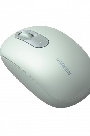 Mouse Inalámbrico 2.4G 800/1200/1600/2400 DPI | Función de 3 botones | Alcance 10m | Silencioso |  Ergonómico | Anti-caída y Anti-interferencias | Batería Alcalina AA incluida  | Color Green.