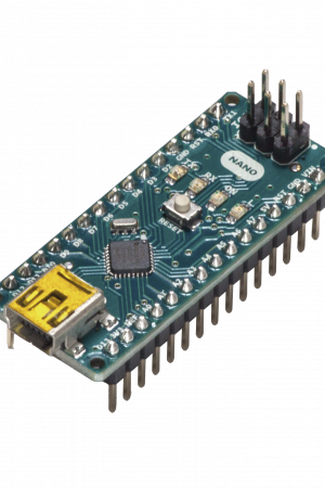 Microcontrolador Arduino Nano / ATmega328 16 MHz / 20 Digital I/O + 8 Analógico / Mini-USB / Compatible IDE Arduino / Breadboard-Friendly / Maker Projects