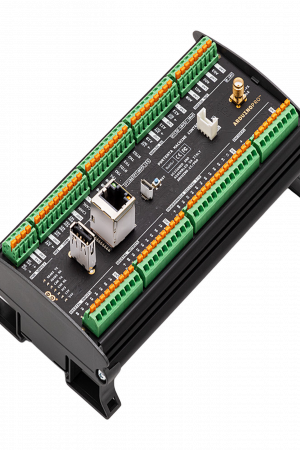 Controlador Industrial Arduino Portenta Machine Control / STM32H747XI Dual Cortex / 24V DC / 8 Entradas Digitales / 8 Salidas Digitales / 12 I/O Programables / 3 Entradas Analógicas / 4 Salidas Analógicas / 3 Canales Temperatura / CAN / Ethe