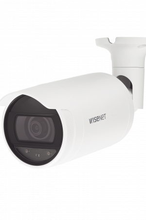 Cámara IP Tipo Bala 4 Megapíxel / Lente 4mm / IR 25M / WDR 120db / IP66 / H.265 & WiseStream / modo pasillo / POE 802.3af