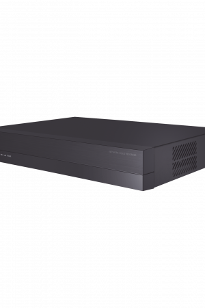 NVR 4 canales grabacion hasta 8MP / H.265, H.264 / P2P Wisenet / 4 puertos PoE Plug and play / soporta 1 disco duro (no incluido).