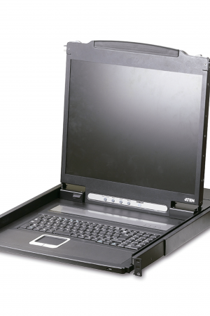 Consola LCD VGA PS/2 de 19 pulgadas con cable (US99KB/USKB/SPKB)/con (EE. UU./UE) ATEN.