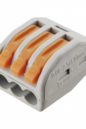 Conector Compacto para 1 Cable de Entrada 2 Cables de Salida / Cables Compatibles 12AWG-28AWG