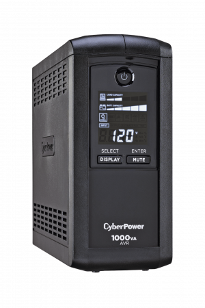 UPS de 1000 VA/600 W, Topología Línea Interactiva, Entrada 120 Vca NEMA 5-15P, Tipo Mini Torre, Con 9 Tomas NEMA 5-15R