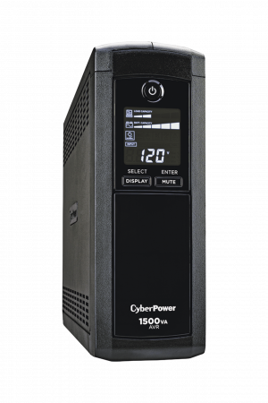 UPS de 1500 VA/900 W, Topología Línea Interactiva, Entrada 120 Vca NEMA 5-15P, Tipo Mini Torre, Con 12 Tomas NEMA 5-15R