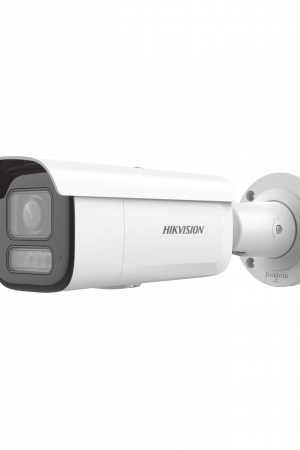 [Dual Light + 2 Micrófonos Integrados] Bala IP 6 Megapixel / Lente Mot. 2.8 a 12 mm / 60 mts Luz Blanca + 60 mts IR / Exterior IP67 / IK10 /  WDR 120 dB / PoE+ / ACUSENSE / Alarmas I/O / Micro SD / ONVIF / Metal / ACUSEARCH