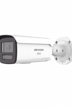 [Dual Light + ColorVu 3.0 + HikAI] Bala IP 4 Megapixel / Lente 4 mm / 60 mts IR + Luz Blanca / Exterior IP67 / Estrobo Luz Blanca / WDR 130 dB / ACUSENSE 3.0 / Metal / NEMA 4X / ACUSEARCH