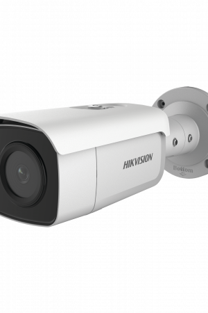 Bala IP 8 Megapixel / Filtro de Falsas Alarmas / Lente 2.8 mm / 60 mts IR EXIR / Exterior IP67 / Sirena y Luz Integrado / Micrófono Integrado / Entrada y Salida de Audio y Alarmas / MicroSD / ACUSEARCH