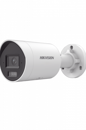 Bala IP 4 Megapixel / Lente 2.8 mm /  Dual Light (40 mts IR + 40 mts Luz Blanca) / Darkfighter S / Microfono Integrado /  Exterior IP67 / WDR 130 dB / 4 Analíticos: AcuSense, Deteccion Facial, Conteo de Personas por Cruce y Zona