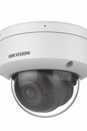 Domo IP 4 Megapixel / Lente 2.8 mm / 40 mts IR / Exterior IP67 / IK10 / Microfono Integrado / DARKFIGHTER / Audio y Alarma I/O / PoE / ONVIF / Micro SD / 4 Analíticos: AcuSense, Detección Facial, Conteo de Personas por Cruce y Zona