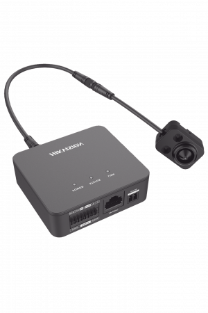Pinhole IP 2 Megapixel / Lente 3.7 mm / 2 Mts Cable / PoE / Ideal para Cajeros Automáticos (ATM) / WDR / Micro SD / Cámara Tipo Block