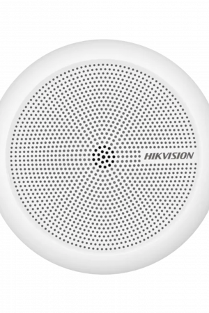 Micrófono Omnidireccional (360°) / Uso en Interior / Preamplificado para CCTV / Cancelación de Ruido Ambiental / Uso en Techo - Pared - Escritorio / Alcance de 5 Metros