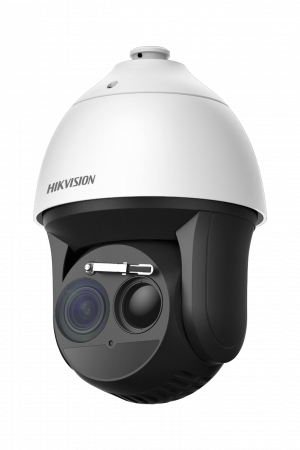 PTZ IP Dual / Lente Térmico 50mm / Lente óptico 2 Megapixel / 36X Zoom / 200 mts IR / WDR 120dB / Exterior IP66