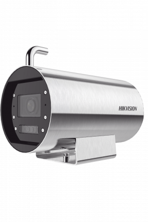 Bala IP 8 Megapixel / Lente Mot. 2.8 a 12 mm / Acero Inoxidable (304) / Altas Temperaturas (250°C) / Refrigeración por Agua / IP68 / Dual Light (30 mts IR + 20 mts Luz Blanca) / WDR 120 dB / ONVIF / PoE+ / Alarmas I/O / ACUSENSE