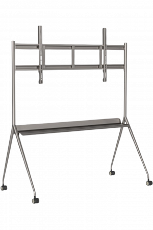 Montaje de Piso Móvil para Pantallas de 75 y 86" / Compatible con VESA / Incluye Soporte para Pantalla