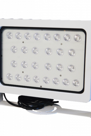 Lampara IR de Luz Estroboscópica / Luz LED Alta Potencia / 28 Lámparas LED / Cuerpo de Aleación de Aluminio / Vidrio Templado / IP66