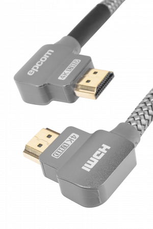 Cable HDMI ?ngulo 90? | 1 Metro (3.28 Pies) | Alta Definici?n | Versi?n 2.0 | Alta Velocidad 18Gbps | 4K@60Hz |