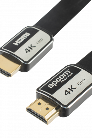 Cable HDMI de 1 Metro (3.28 Pies) | Alta Definici?n | Versi?n 2.0 | Alta Velocidad 18Gbps | 4K@60Hz | Conectores Chapados en Oro | Tipo Plano