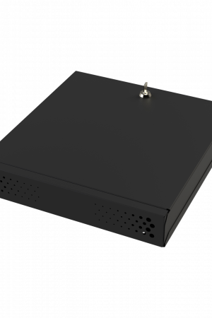 Gabinete Metálico para DVR/NVR. Tamaño Max. de DVR/NVR: 445 x 88 x 400mm (An.xAl.xProf.). Compatible con Fuente SLIM.