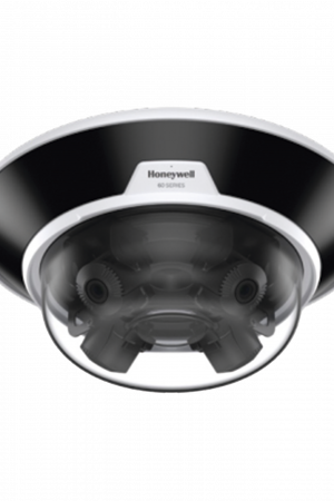 Multisensor IP 20 MP (4 Lentes de 5 MP) / Lentes Motorizados 3.7 a 7.7 mm  / Exterior / IP66 / 30 mts IR / H.265 / IK10 / NDAA / ONVIF / Detección Sabotaje / Movimiento / Audio / PoE+ / Alarmas y Audio I/O / Serie 60 / Honeywell Security