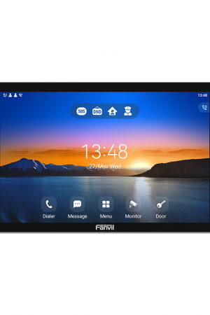 Monitor Audio/Video  IP/SIP para interior, Wi-Fi, pantalla táctil de 10.1", Apertura remota