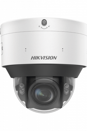 Domo IP 8 Megapixel / Lente Mot. 2.8 - 12 mm / Dual Light (30 mts IR + 30 mts Luz Blanca) / IK10 / IP67 / Reconocimiento Facial / WDR 140 dB / DeepinView / Búsqueda por Atributos / Heat Map / ACUSENSE / DARKFIGHTER S / Audio de Dos Vías