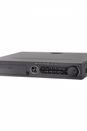 DVR 32 Canales TurboHD + 32 Canales IP / 8 Megapixel (4K) / 4 Bahías de Disco Duro  / RAID 0,1,5,6,10 / POS / Acusense / 16 Entradas de Alarma