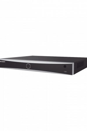 NVR 32 Megapixel (8K) / Reconocimiento Facial (Base de Datos) / 16 Canales IP / 2 Bahías de Disco Duro / 16 Puertos PoE+ / HDMI en 8K / ACUSENSE / Soporta POS / Deepin Mind /