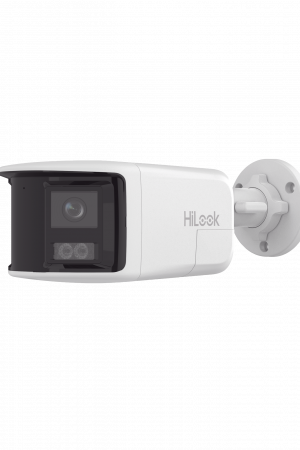 [Dual Light] Bala IP 8 Megapixel / Imagen Panorámica 180°/ PoE / Micrófono y Bocina Integrado / Exterior IP67 / Audio Bidireccional / Alarma Visual y Auditiva Integrada / Smart Supplement Light / Micro SD 512 GB