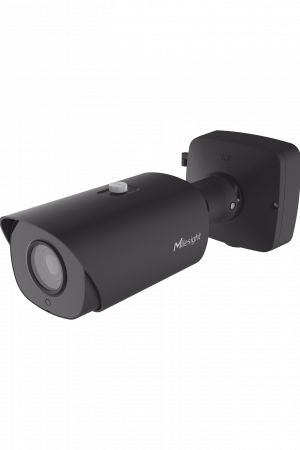 Cámara Bullet Plus de Red 2MP / AI 4X / Enfoque Automático / IR Inteligente / WDR 140dB / Tarjeta MicroSD hasta 256GB / IP67 / IK10 / Análisis de Video AI / Compresión H.265+
