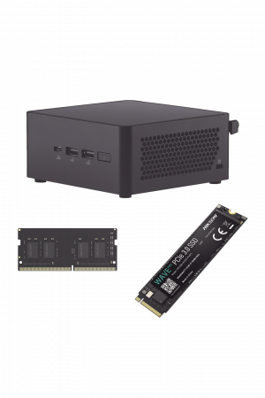 ASUS NUC KIT / ESTACION DE TRABAJO / CORE 3- 100U / RAM 16GB / SSD 256 GB