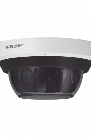 Cámara IP Multisensor 8MP ( 4 Sensores de 2MP) WDR 120 DB, Lente Motorizado 2.8 - 12 MM, 12Vcc/ POE+ /IP66 /IK10