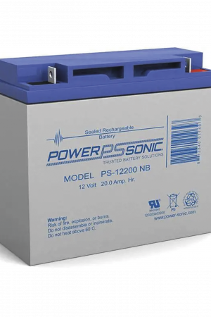 Batería 12V, 20AH, Para Respaldo, Tecnologías AGM/VRLA, 5 Años Vida Útil, Terminales NB2, Reconocida UL