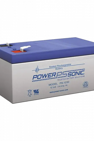 Batería 12V, 3.4AH, Para Respaldo, Tecnologías AGM/VRLA, 5 Años Vida Útil, Terminales F1, Reconocida UL