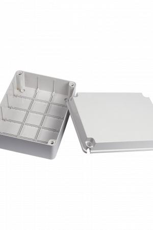 Gabinete de Plástico IP55 (190 X 240 X 95 mm). Protección EMI. Para Instalaciones Comerciales, Residenciales e Industriales. Incluye Tornillería para su Tapa.