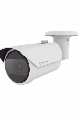 Cámara IP Tipo Bala Antivandálica 5 Megapíxel / Lente Varifocal 3.2 - 10mm / IR 30M / WDR 120db / IP66 / H.265 & WiseStream / Inteligencia Artificial Deteccion de Personas y vehiculos