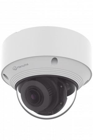 Cámara IP Tipo domo Antivandálica 5 Megapíxel / Lente Varifocal 3.2 - 10mm / IR 30M / WDR 120db / IP66 / H.265 & WiseStream / Inteligencia Artificial Deteccion de Personas y vehiculos