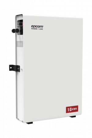 Batería de Litio Hierro Fosfato (LiFePO4)  de 10 Kwh, 51.2 Vcc, 200 Ah, Outdoor, Instalación a pared