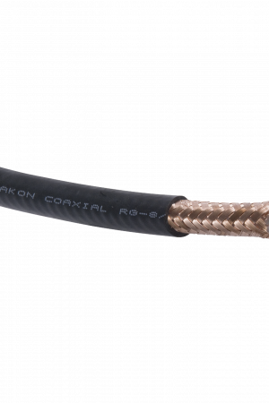Cable Coaxial / RG8 / 30 Metros (98.43 Pies) / 50 OHMS / 4.1 dB / Malla de Cobre al 97 % / Hecho en M?xico / Intemperie