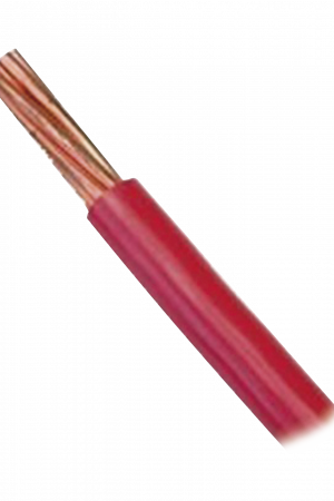 Bobina de 1000 Metros (3281 Pies) / 1 x 12 AWG / ( SLY308 ) / Cable El?ctrico / THW-LS / Rojo