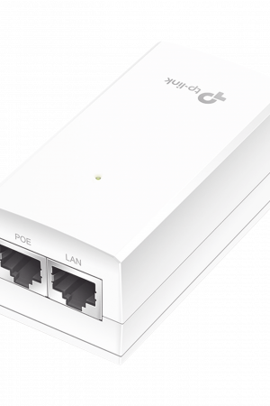 Inyector PoE Pasivo de 24V / 2 puerto 10/100/1000 Mbps / Plug and Play / Montaje en Pared