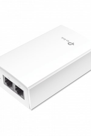 Inyector PoE Pasivo de 48V (24 Watts) / 2 puerto 10/100/1000 Mbps / Plug and Play / Montaje en Pared
