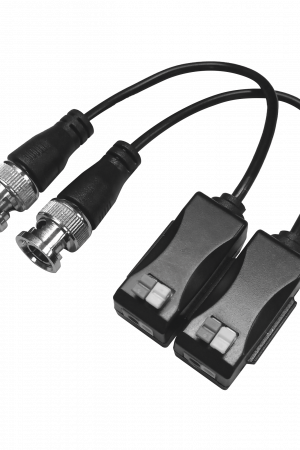 Kit de Transceptores (Baluns) con Terminal PUSH SUPERIOR PIG TAIL en ambos conectores, Resolución 4K , Cable flexible COAXIAL Blindado / COAXITRON / AUDIO POR COAXITRON  /Conector 100% COBRE /  Calidad PREMIUM