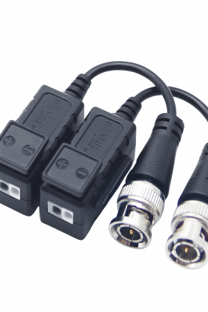 Kit de Transceptores (Baluns) con Terminal PUSH SUPERIOR, PROTECCION DE SOBRECARGA INTEGRADO, Resolución 4K , Cable flexible COAXIAL Blindado / COAXITRON / AUDIO POR COAXITRON / Conector 100% COBRE /  Calidad PREMIUM